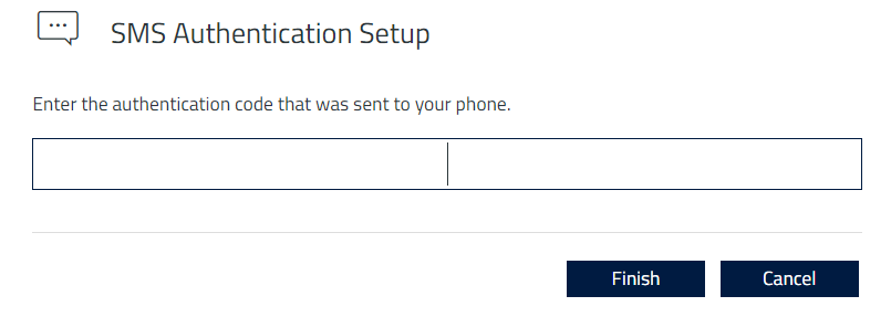 Mailsafi SMS Authentication 2-FA Setup